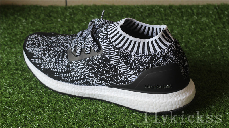 Adidas Ultra Boost Uncaged Mottled Running PK White&Black